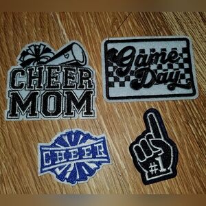 Cheer Mom and Game Day Patch Set
